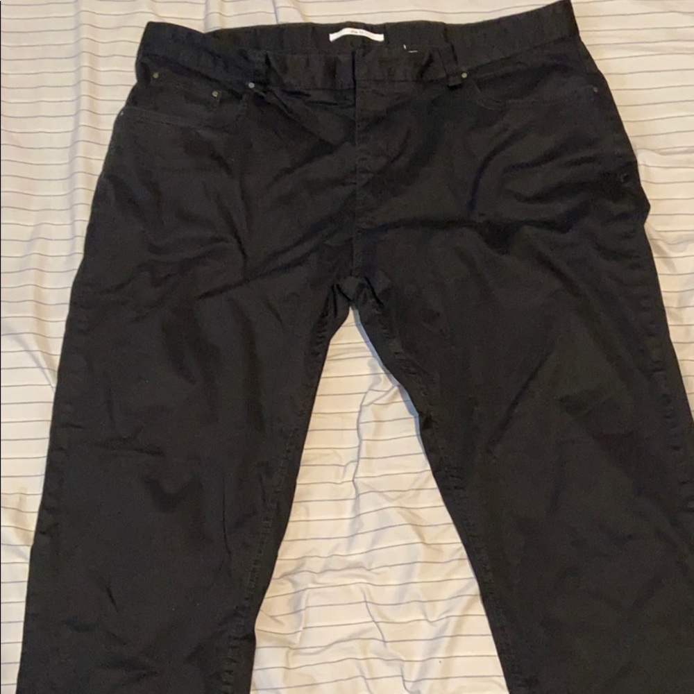 Calvin Klein black slight slim fit pnts